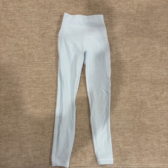 lululemon athletica Sky Blue Straight Leg Pants - Picture 1 of 3